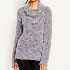 NWT Croft&Barrow Cowl Neck Stone Wash Sweater Size M